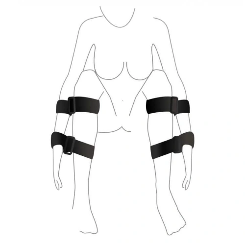 Art of Sex - BDSM Hands to feet Simple - Набор для фиксации