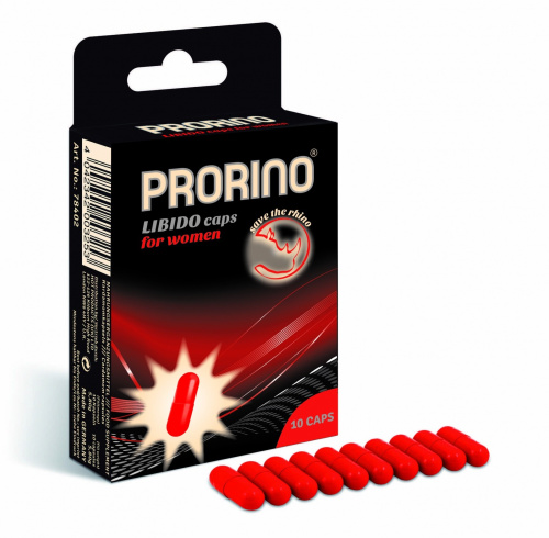 Prorino Hot - стимулирующие капсулы для женщин, 10 шт