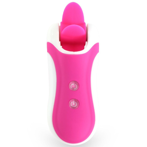 FeelzToys - Clitella Oral Clitoral Stimulator - Стимулятор с имитацией оральных ласк, 11х5 см, (розовый)