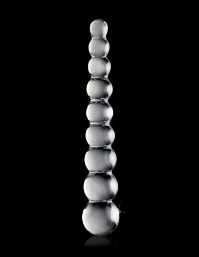 Стеклянный стимулятор Icicles No.2, 21,5х3,8 см