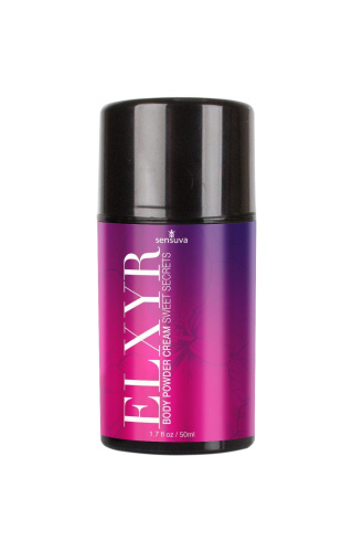 Крем-пудра для тела Sensuva ELXYR Body Powder Cream Sweet Secrets, 50 мл