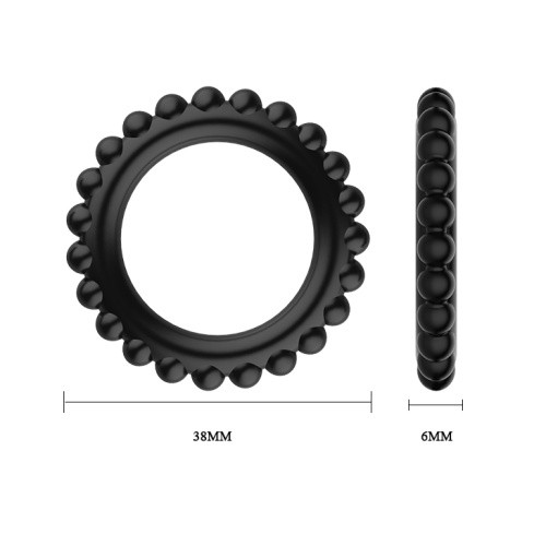 Baile Titan Cock Ring Set набір рельєфних ерекційних кілець різного діаметру, 3 шт. - купити в Києві, Україні
