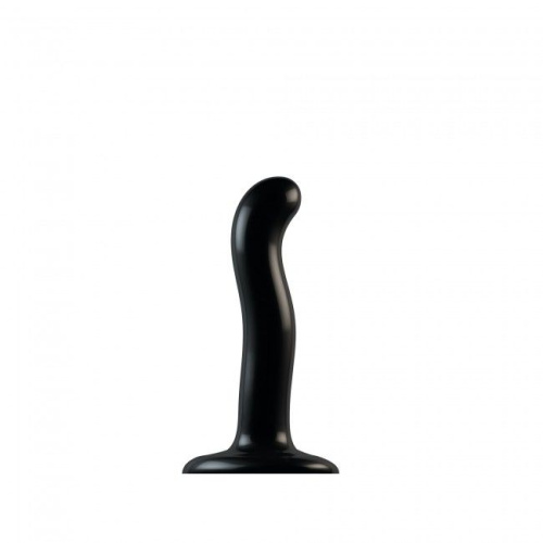 Strap-On-Me P&G-Spot Dildo, S - Насадка для страпона, 16.4х3 см, (черная)