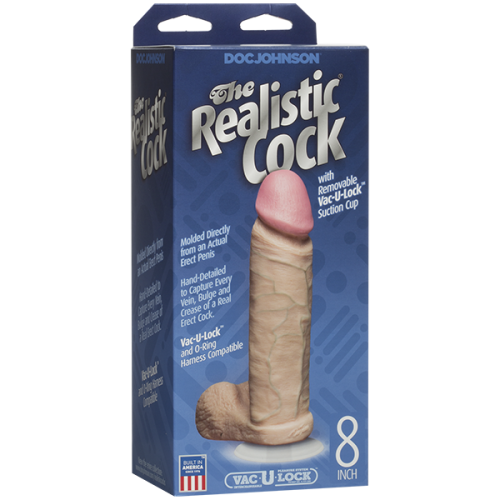 Realistic Cock 8 - Фалоімітатор, 19х5 см - купити в Києві, Україні