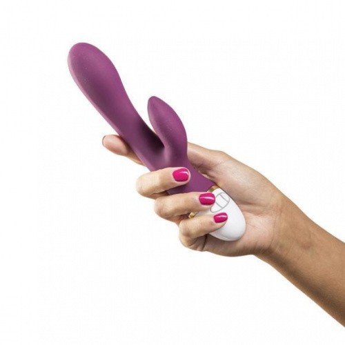 Cosmopolitan Hither Rabbit Vibrator - вибратор кролик, 21х3.6 см (фиолетовый)