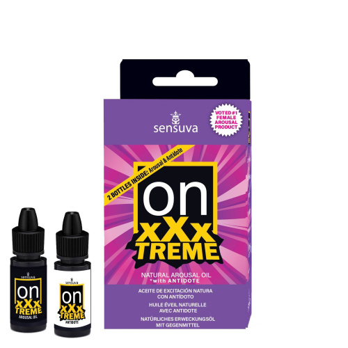 Збуджуючі краплі для клітора Sensuva On xXxTREME Arousal Oil, 5 мл - купити в Києві, Україні