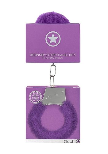 Наручники з хутром Ouch! Beginner's Handcuffs Furry - купити в Україні | Секс шоп SEX-SHOP.ua
