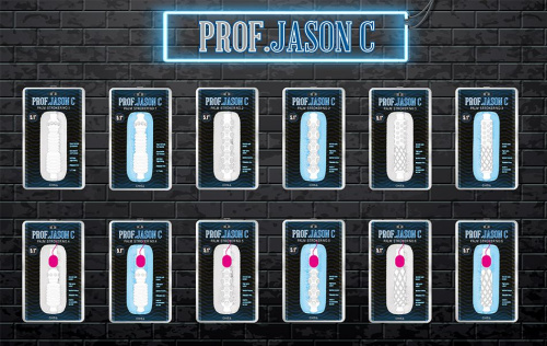 Prof.Jason C Palm Stroker No.1 Blue - Мастурбатор, 12,7 см (голубой)