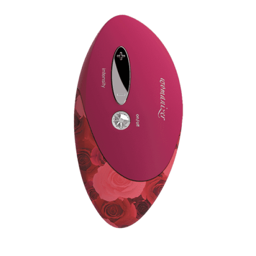 Womanizer W500 - Вакуумный стимулятор клитора с кристаллом Swarovski, 12х6 см (розовый)