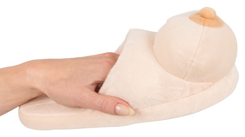 Orion Boob Slippers - Домашні капці з шикарними грудьми (бежевий) - купити в Києві, Україні