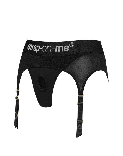 Strap-On-Me Rebel Harness - M - трусы для страпона с подвязками для чулок