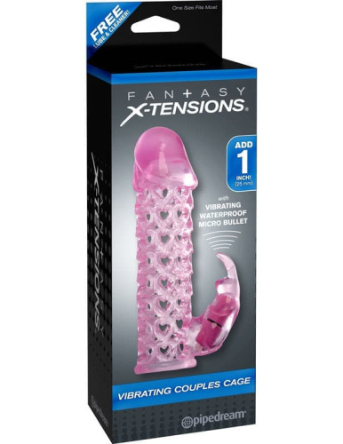 Насадка на пенис Pipedream Fx Vibrating Couples Cage
