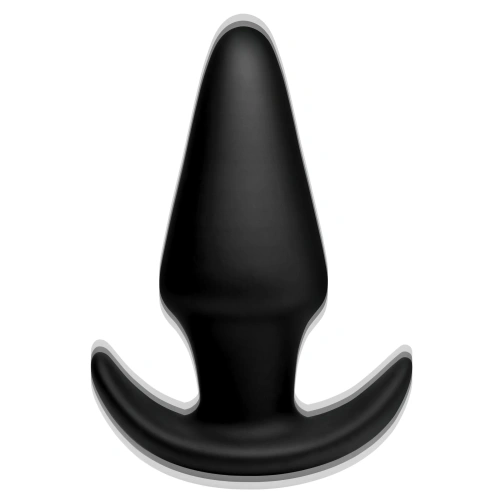 Kinetic Thumping 7X Large Anal Plug - Анальна пробка з поштовховими рухами, 13.3х4,8 см (чорний) - купити в Києві, Україні