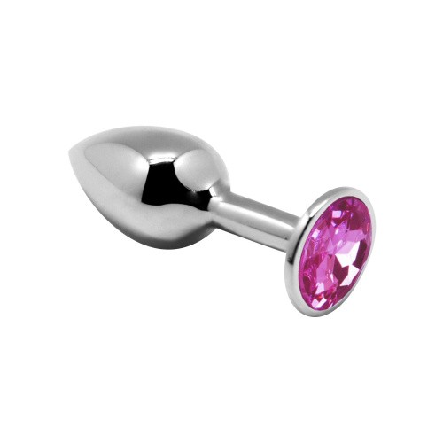 Alive Mini Metal Butt Plug - Анальна пробка - M, 8х3.4 см (рожева) - купити в Києві, Україні