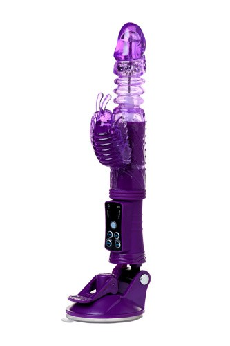 Toyfa A-Toys High-Tech fantasy - Вибратор с клиторальным стимулятором, 23 см (фиолетовый)
