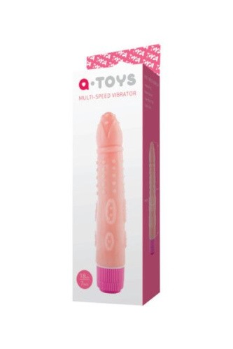 Toyfa A-Toys Multi-Speed - Реалистичный вибратор, 21х3.8 см