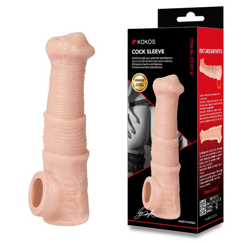 Насадка на член Kokos Cock Sleeve CS 011, M