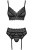 Obsessive 852-SET-1 set - комплект эротического белья с кружевом и поясом для чулок, L/XL (чёрный) Obsessive 852-SET-1 set - комплект эротического белья с кружевом и поясом для чулок, L/XL (чёрный)