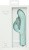 Pillow Talk Kinky Teal - роскошный вибратор-кролик с кристаллом Сваровски, 21 см (голубой)