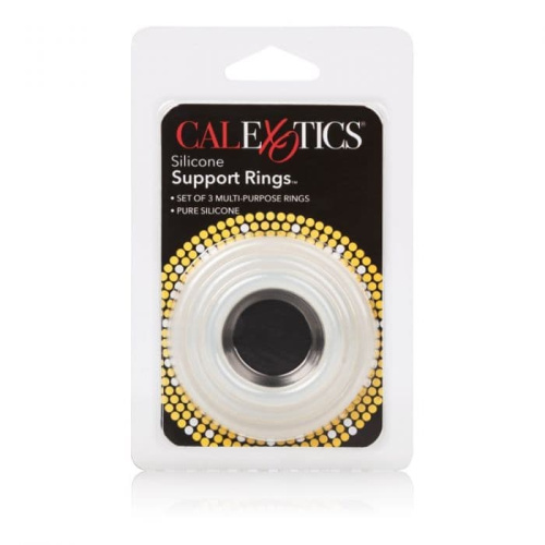 Эрекционные кольца Silicone Support Rings (телесный)