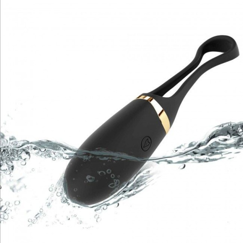 Dorcel Secret Delight Gold виброяйцо с пультом ДУ, турборежимом и голосовым управлением, 7х3.2 см (чёрный)