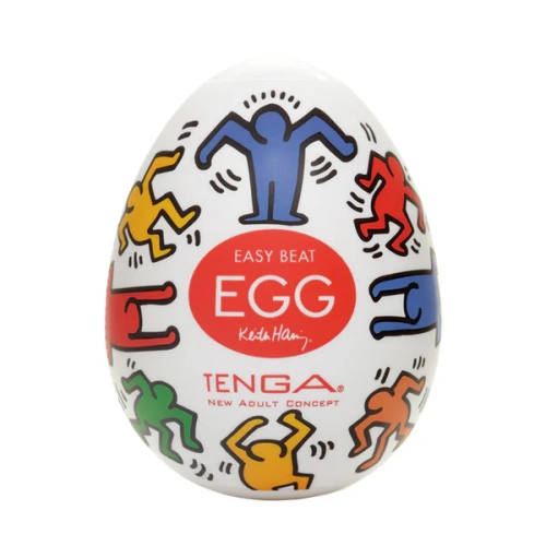 Мастурбатор-яйце Tenga Keith Haring Dance Egg - купити в Києві, Україні