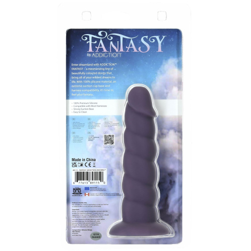 Фаллоимитатор Fantasy by Addiction Unicorn Dildo 7”, 17,8 см + вибропуля в подарок