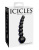 Icicles No 66 - скляний анальний ланцюжок, 9х3 см (чорний) - купити в Києві, Україні Icicles No 66 - скляний анальний ланцюжок, 9х3 см (чорний) - купити в Києві, Україні