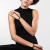 Bijoux Indiscrets MAZE Hand Bracelet Harness Black - пара браслетов на запястье и палец из экокожи, (черный) Bijoux Indiscrets MAZE Hand Bracelet Harness Black - пара браслетов на запястье и палец из экокожи, (черный)
