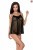 Passion - Melania Chemise - Сорочка прозрачная беби долл, S/M (чёрный) Passion - Melania Chemise - Сорочка прозрачная беби долл, S/M (чёрный)