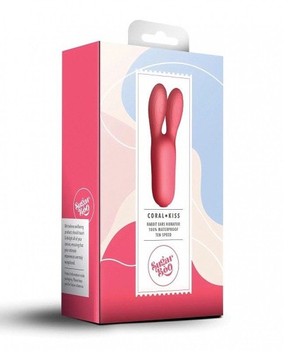 SugarBoo Coral Kiss - Кліторальний вібратор, 13.2х5.3 см - купити в Києві, Україні