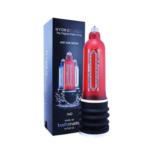 Bathmate Hydromax 9 Red (X40) - Гідропомпа для члена, 30х6.3 см (червоний) - купити в Києві, Україні