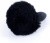 Boss Jewellery Silicon PLUG  Bunny Tail  Black - Анальная пробка с хвостом, 6,5х2,7 см (черный)