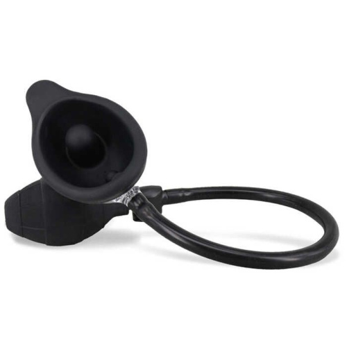 Seven Creations Vibrating Vagina Pump - Вагинальная помпа с вибрацией, 7.5х4.5 см (чёрный)