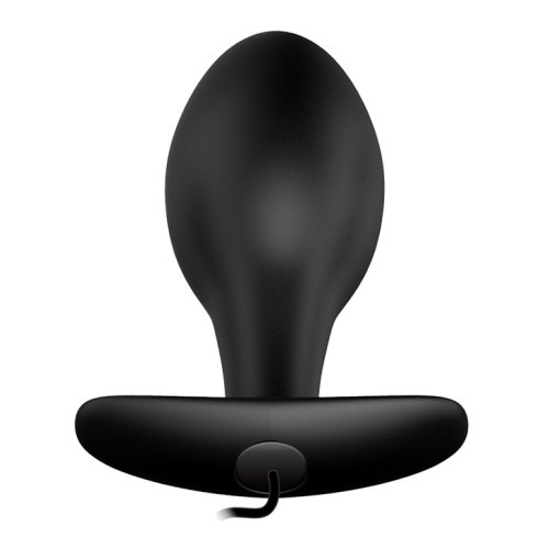 Pretty Love Vibrating Butt Plug Black - Анальна пробка с вибрацией, 8,5х3,1 см (черный)