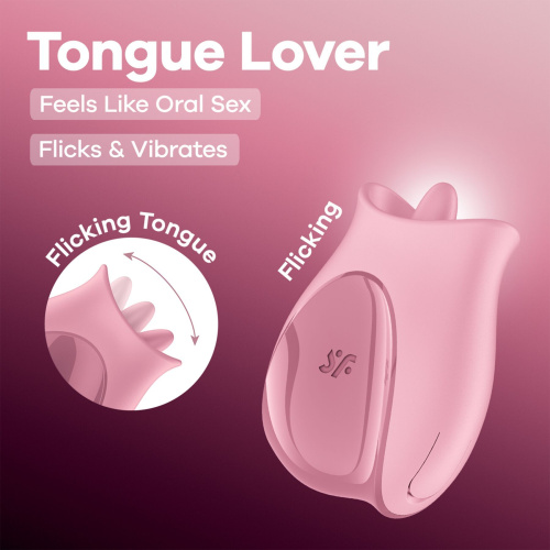Вибростимулятор для клитора Satisfyer Tongue Lover