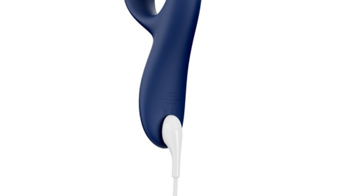 Nova 2 by We-Vibe + Лубрикант 50 мл - Смарт вибратор-кролик, 21.7х3.9 см (синий)