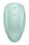 Satisfyer Pearl Diver - Вакуумный клиторальный стимулятор в виде ракушки, 9.1х5.1 см (мятный)