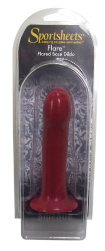 Sportsheets Silicone Dildo Flare - Насадка для страпона, 14,6х3,3 см
