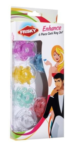 Насадки для члена Enhance 6 Piece Cock Ring Set