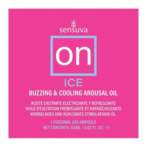 Пробник возбуждающего масла Sensuva ON Arousal Oil for Her Ice, 0,3 мл