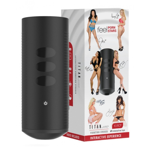 Kiiroo Titan - Інтерактивний мастурбатор з теледильдонікою, 22х8.7 см - купити в Києві, Україні