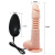 Thunder Up Suction Base Vibrating Dildo Flesh - Реалістичний вібратор, 22 см (тілесний) - купити в Києві, Україні