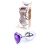 Анальная пробка Jewellery Silver Heart Plug - размер S Анальная пробка Jewellery Silver Heart Plug - размер S
