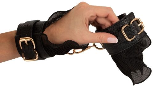 БДСМ набор Bad Kitty Bondage Set Frill наручники и ошейник с поводком