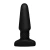Xr Brands Rimmers Slim R Smooth Rimming Plug With Remote - Анальна пробка з вібрацією, 14 см (чорний) - купити в Києві, Україні
