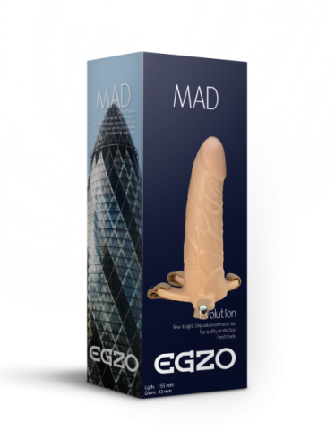 Egzo FH06 - Полый страпон, 15.5х4.3 см