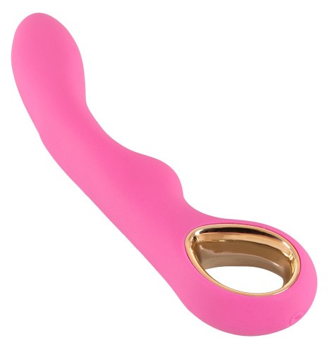 Dual Vibrator Petit Pink мощный силиконовый вибратор, 18.7х3.2 см