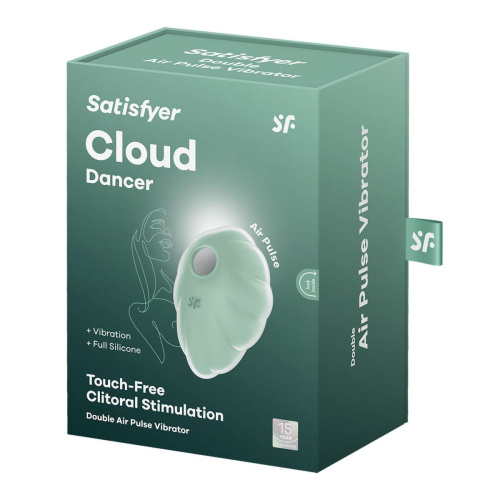 Satisfyer Cloud Dancer - Вакуумний стимулятор, 9 см (мятный)