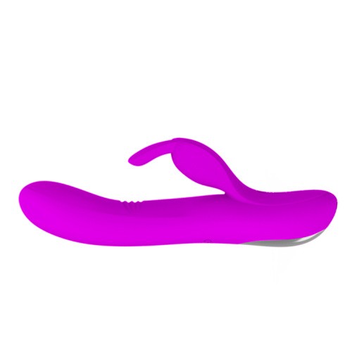 Pretty Love Dylan Vibrator Purple - вибратор кролик с функцией имитирующей стимуляцию пальчиком, 21х3.5 см (фиолетовый)